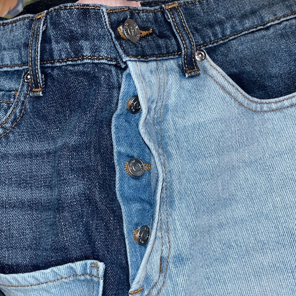 Revice Patchwork Love At First Sight Button Fly J… - image 8